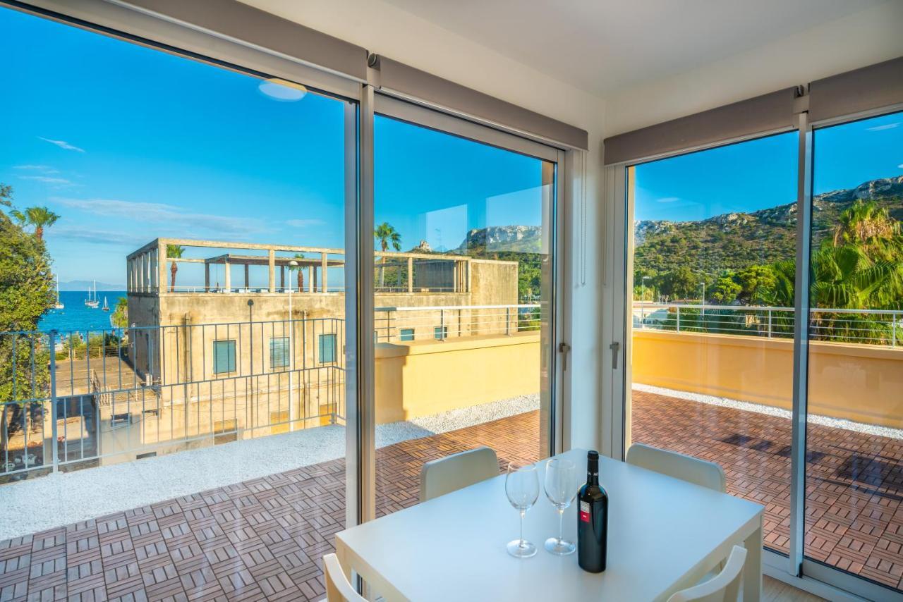 Terrazza Sella Del Diavolo - Vista Mare - Wifi Ac Apartment กาญารี ภายนอก รูปภาพ