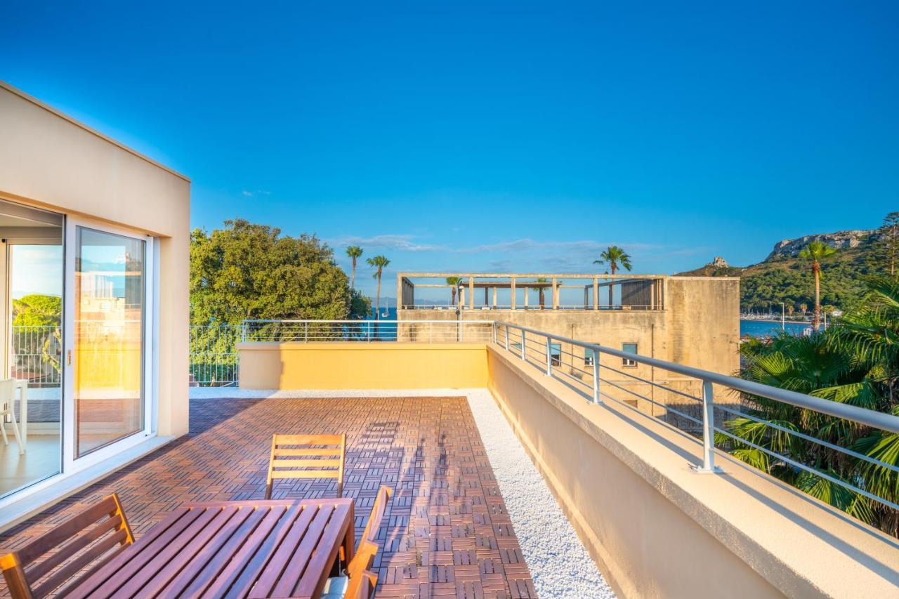 Terrazza Sella Del Diavolo - Vista Mare - Wifi Ac Apartment กาญารี ภายนอก รูปภาพ