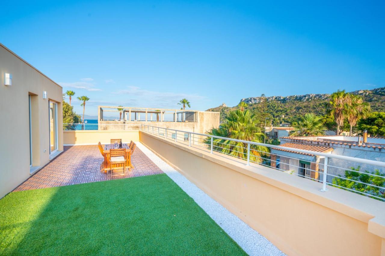 Terrazza Sella Del Diavolo - Vista Mare - Wifi Ac Apartment กาญารี ภายนอก รูปภาพ